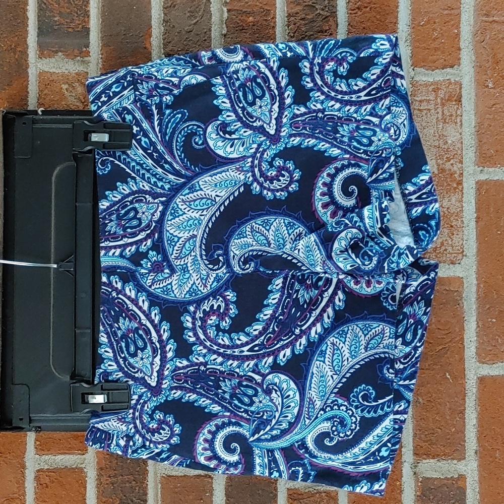 Banana Republic Paisley Cotton Blend Shorts Size 4